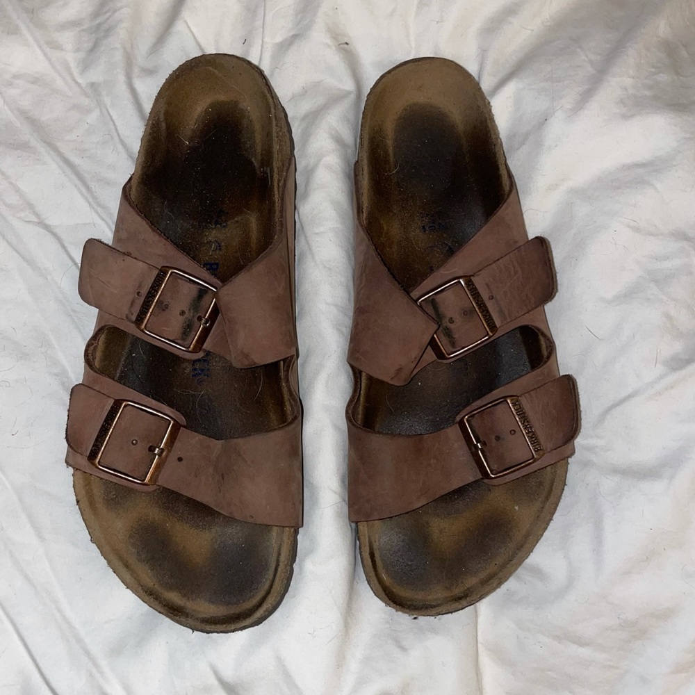 Arizona soft footbed oiled Nubuck leather habana with box